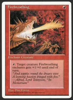 ***Firebreathing*** MTG Alternate 4th Edition Magic Kid Icarus - Image 1