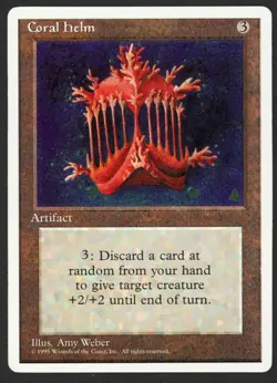 ***Coral Helm*** MTG Alternate 4th Edition Magic Kid Icarus - Image 1