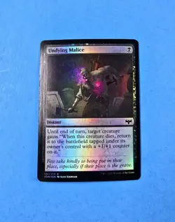 1x Undying Malice Innistrad Crimson Vow Mtg Magic Gathering Instant 134 Foil - Image 1