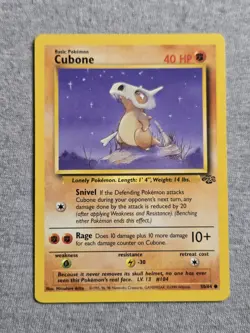 Pokemon TCG Cubone Jungle Unlimited 50/64 WOTC. - Image 1