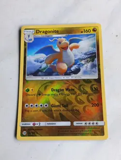 Pokemon TCG Dragonite Reverse Holo Card 96/149 Sun & Moon Base Set - Image 1