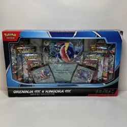 Pokemon Greninja ex & Kingdra ex Special Collection Box – Factory Sealed ✅ - Image 1