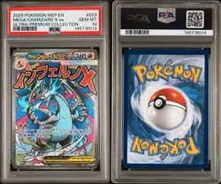 2025 POKEMON MEP ULTRA-PREMIUM COLLECTION PROMO #023 MEGA CHARIZARD X EX PSA 10 - Image 3