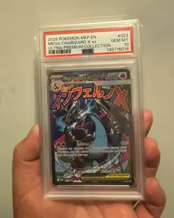 2025 POKEMON MEP ULTRA-PREMIUM COLLECTION PROMO #023 MEGA CHARIZARD X EX PSA 10 - Image 4