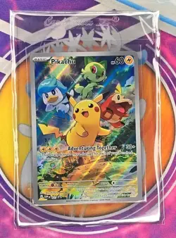🔥Pikachu (Paldea Evolved ETB) Pokemon Scarlet & Violet Black Star Promo #027📈 - Image 4