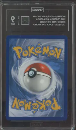 2019 Pokemon SM Hidden Fates ETB BSP #SM210 Moltres Zapdos Articuno GX TAG 9 - Image 2