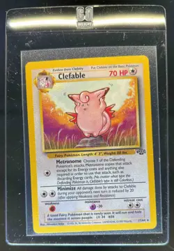 1999 Pokemon Jungle Clefable #17/64 - Image 1