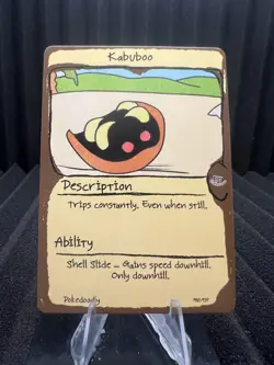 Kabuboo (Kabuto) #140 - First Edition First Print PokeDoodly Fan Art - Pokemon - Image 1