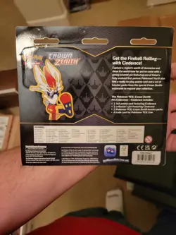 Pokemon Crown Zenith CINDERACE Pin Collection 3 Pack Blister FACTORY SEALED - Image 2