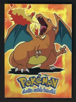 1999 Topps Pokemon Movie Gotta Catch 'em All! Stage 3 #06 Charizard Rainbow Foil - Image 1