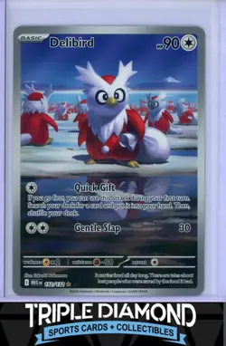 2025 Pokemon Mega Evolution #152/132 Delibird Illustration Rare FA L565 - Image 1