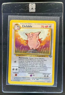 1999 Pokemon Jungle Clefable #17/64 - Image 1