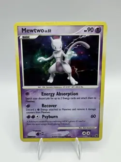Mewtwo 9/100 Majestic Dawn Holo Pokemon TCG 2008 - NM Swirl, Lite Bleed - Image 1