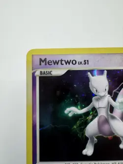 Mewtwo 9/100 Majestic Dawn Holo Pokemon TCG 2008 - NM Swirl, Lite Bleed - Image 5