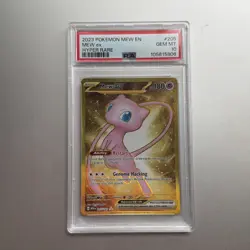 2023 POKEMON MEW EN-151 HYPER RARE #205 MEW EX PSA 10 - Image 1