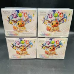 Lot of (4) Pokemon Prismatic Evolutions Pokemon Center ETB Exclusive - Image 1