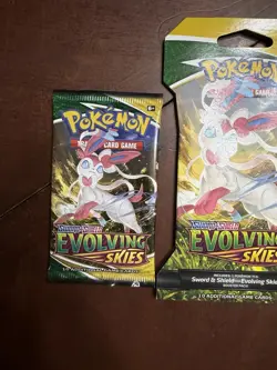 Pokemon TCG: Sword & Shield- (3)Evolving Skies Booster Packs- NEW/FACTORY SEALED - Image 2