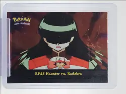 EP23 HAUNTER VS. KADABRA 2000 TOPPS POKEMON TV ANIMATION FOIL Q2371 - Image 1
