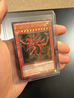 Yu-Gi-Oh! Slifer the Sky Dragon YGLD-ENG01 Limited Ultra Rare Near Mint - Image 3