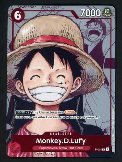 One Piece English P-001 Monkey D. Luffy 25th Anniversary Promo - Image 1