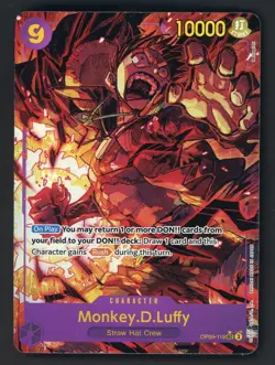 One Piece English OP09-119 Monkey D. Luffy Alternate Art SEC - Image 1
