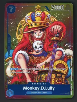 #1 One Piece English P-043 Monkey D. Luffy Convention Exclusive Foil Promo - Image 1