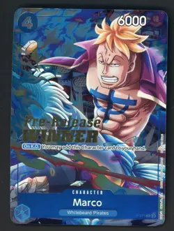 One Piece English P-071 Marco Pre-Release Winner Promo - Image 1