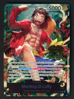 One Piece English ST13-003 Monkey D. Luffy 2nd Anniversary Leader - Image 1