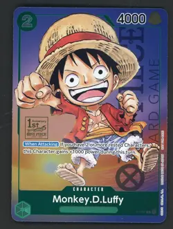 One Piece English P-037 Monkey D. Luffy 1st Anniversary Tournament Promo - Image 1