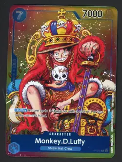 #5 One Piece English P-043 Monkey D. Luffy Convention Exclusive Foil Promo - Image 1