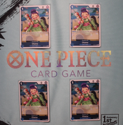 One Piece TCG Otama OP13-043 R x4 Carrying On His Will Foil Playset - Image 1