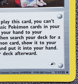 1st Edition Good Manners - Gym Heroes - #111/132 - Vintage Pokemon Card 2000 - Image 4