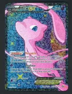Mew EX RC24/RC25 Legendary Treasures Full Art Ultra Rare Holo Pokemon Card - Image 1