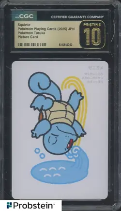 2025 Pokemon Japanese Takura Playing Cards Picture Card Squirtle CGC 10 #1 - Image 1