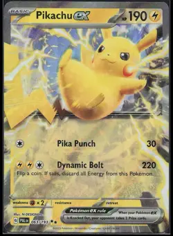 Pikachu ex 063/193 SV02: Paldea Evolved Pokemon Card - Image 1