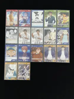 Detective Conan Card Game ID 0026 0047 Hattori Heiji Suzuki sonoko Lot*17 FF - Image 1