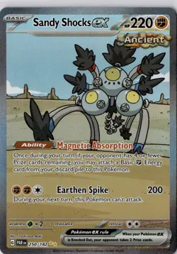Sandy Shocks ex 250/182 Paradox Rift Special Illustration Rare Pokemon Card NM - Image 1
