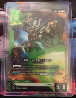 Gundam Card Game - Altron Gundam GD03-018 LR English Holofoil - Image 1