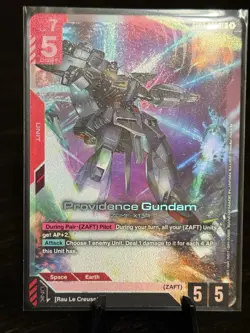 Gundam Card Game - Providence Gundam GD03-033 LR English Holo - Image 1