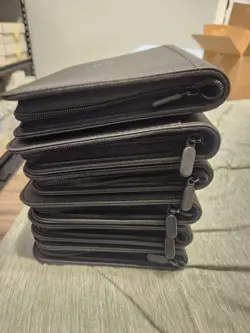 4 Pocket Trading Card Binder 288 Side Loading Pockets Zip Binder LOT OF 6!! - Image 4