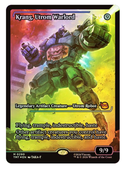 Krang, Utrom Warlord - Foil - Showcase Teenage Mutant Ninja Turtles MTG - Image 1
