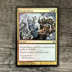 MTG 1x Wreak Havoc x1 LP Guildpact - Image 1