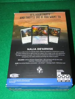 MTG COMMANDER LEGENDS: BATTLE FOR BALDUR'S GATE PARTY TIME SEALED D & D - Image 2