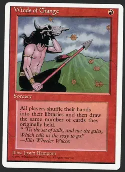 ***Winds of Change*** MTG Alternate 4th Edition Magic Kid Icarus - Image 1