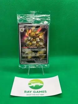 Pokemon TCG Alakazam MEP 009 Mega Evolution Black Star Promo Sealed - Image 1
