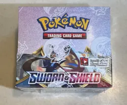 Pokemon Sword And Shield Base Set Booster Box - Factory Sealed - Mint Condition - Image 1
