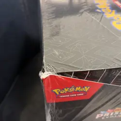 Pokemon TCG Prismatic Evolutions Tech Sticker Collection Display Case Sealed - Image 4