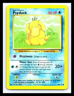 💥 Psyduck | Pokemon TCG 2000 | Legendary Collection Non Holo Vintage # 88/110 - Image 1