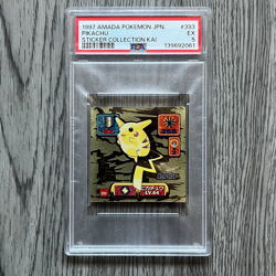 RARE PSA PIKACHU STICKER COLLECTION 1997 AMADA POKEMON ( PSA 9, 7, 5 ) - Image 2