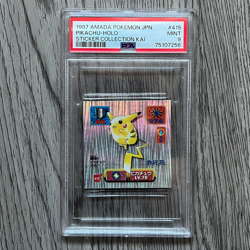 RARE PSA PIKACHU STICKER COLLECTION 1997 AMADA POKEMON ( PSA 9, 7, 5 ) - Image 3